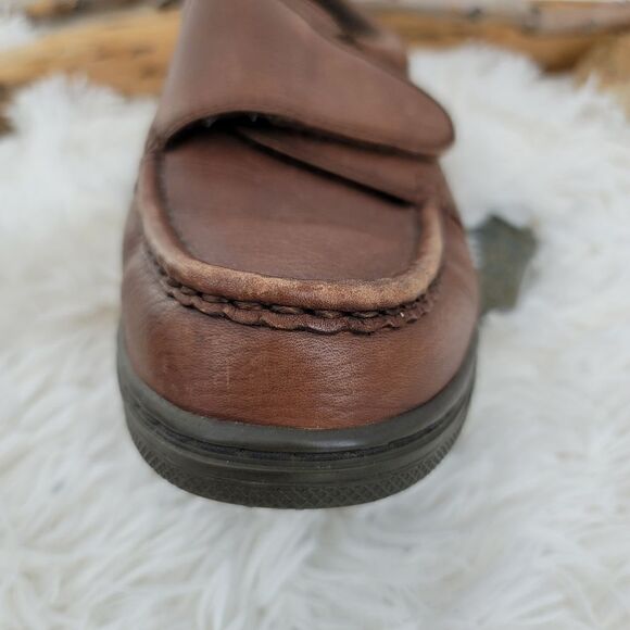 Streetcars chunky wide comfort loafers brown - Picture 5 of 13